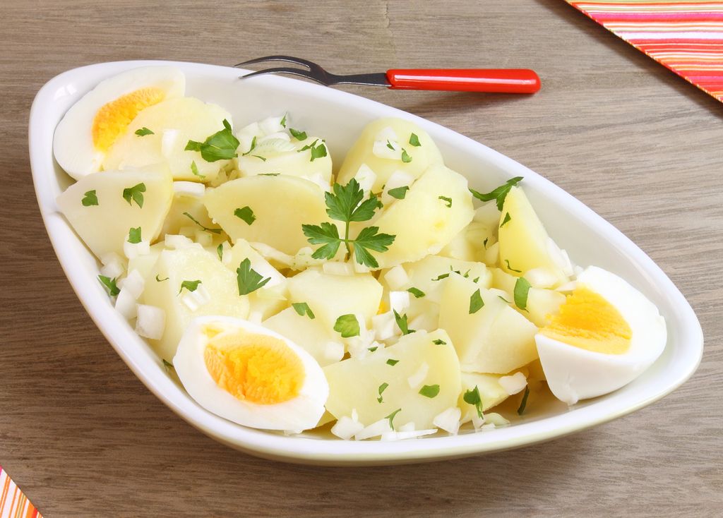 Papas aliñás.