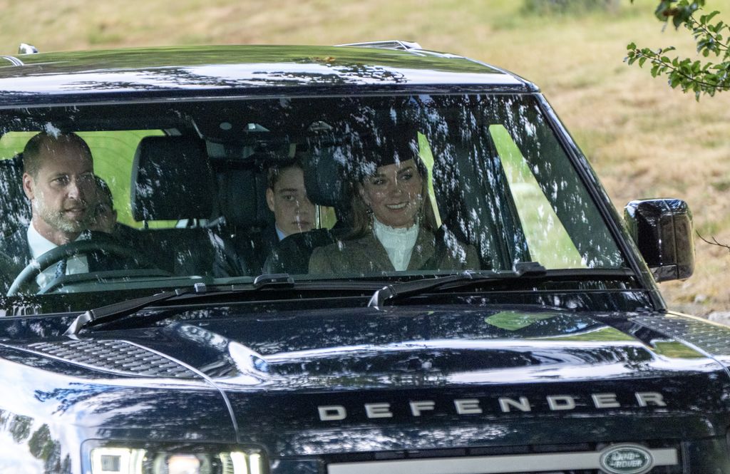 La miembro de la realeza estuvo acompañada por su esposo, el príncipe William, y sus tres hijos