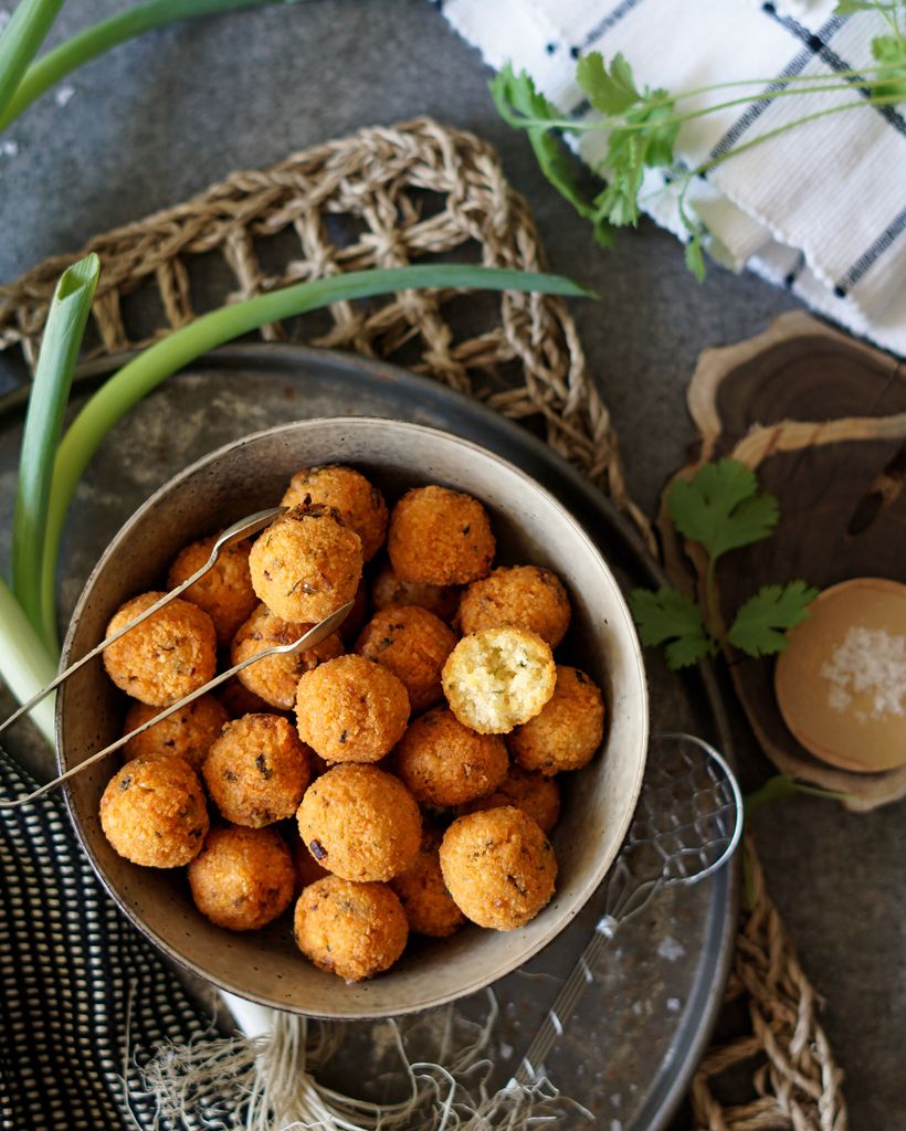 Buñuelos típicos de la gastronomía de Isla de Mauricio
