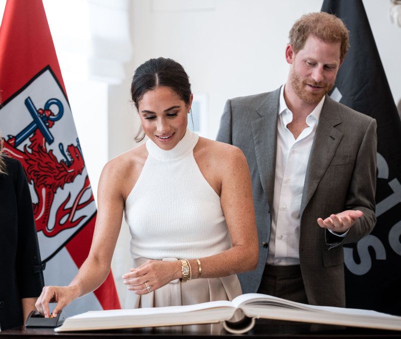 Meghan Markle y el príncipe Harry 