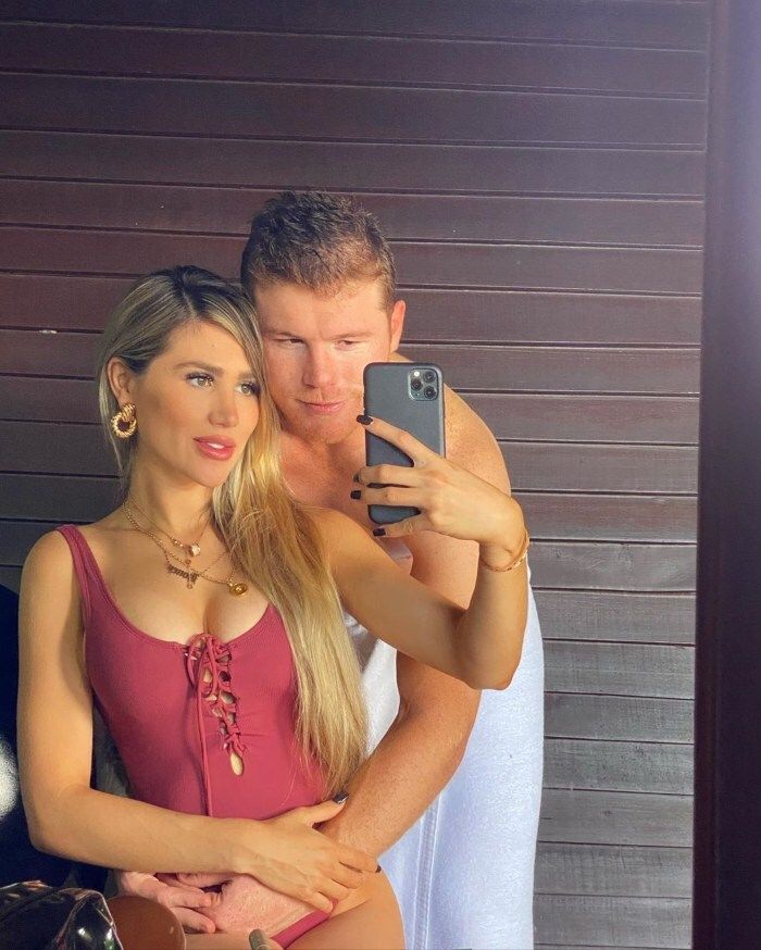 Canelo Alvarez y su novia Fernanda Gómez