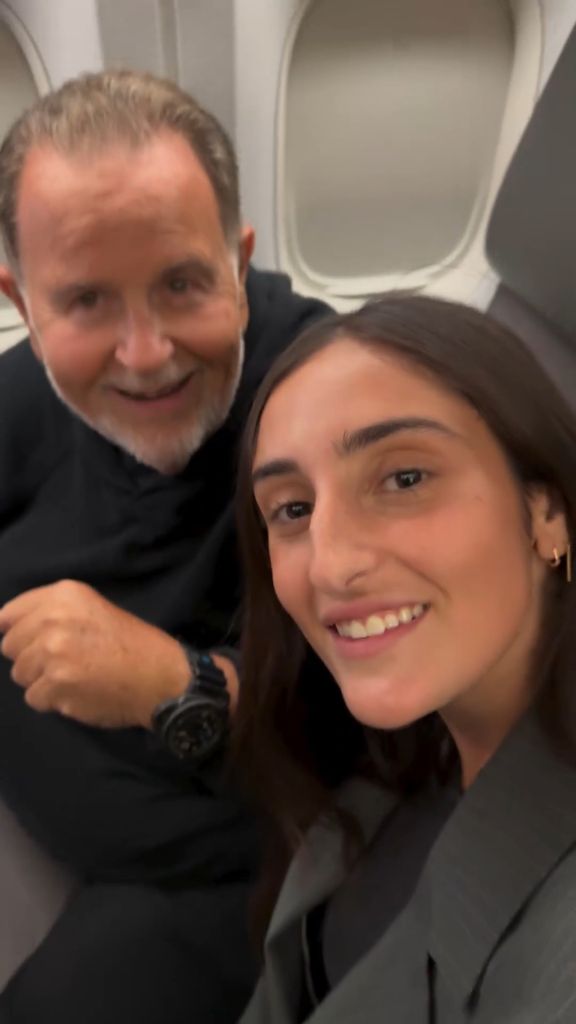 Raúl de Molina y su hija Mia