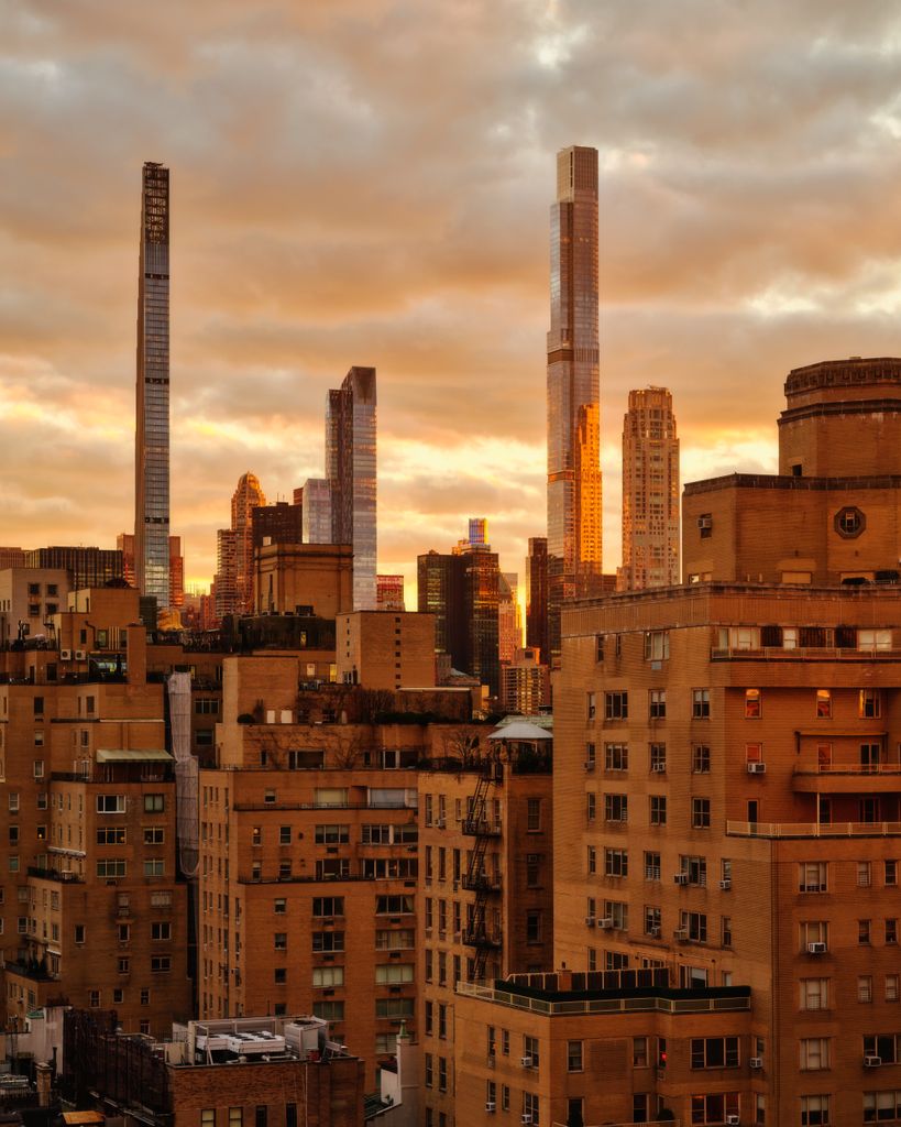La vista desde el Penthouse de The Mark. 