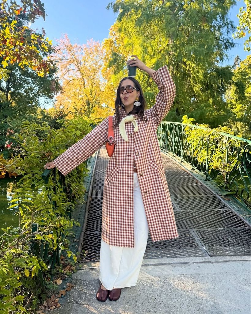 Chaqueta cuadros de @florettenacer