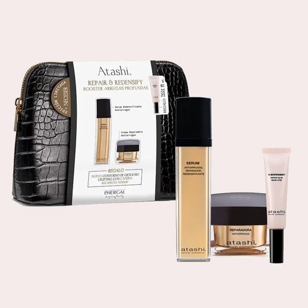 Cofre Repair & Redensify |Serum Redensificante Antiarrugas + Crema Reparadora Antiarrugas + Contorno de Ojos K-Bioferment