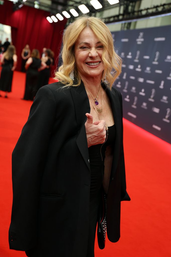 La gimnasta Nadia Comaneci en los premios Laureus