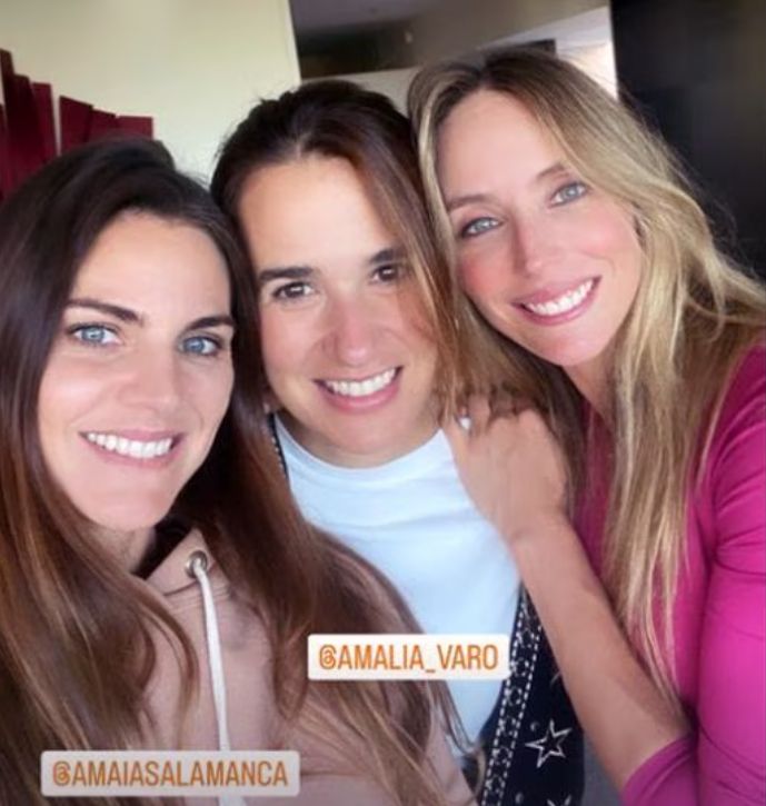 Amaia Salamanca y su cuñada Cristina Gullón