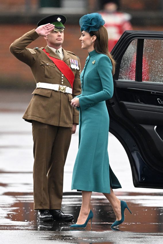 Kate Middleton asiste a su primer San Patricio como princesa de Gales