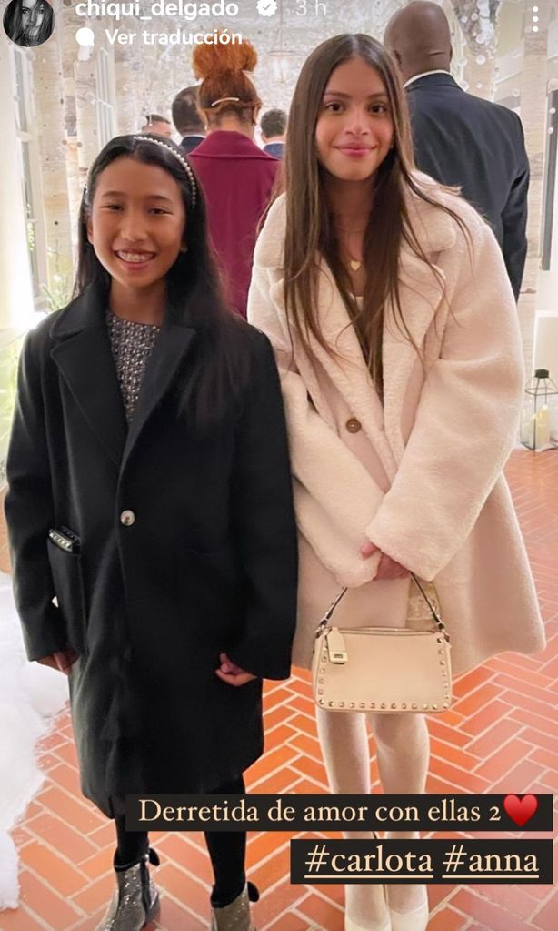 Hija de Chiqui Delgado con hija de Ilia Calderón