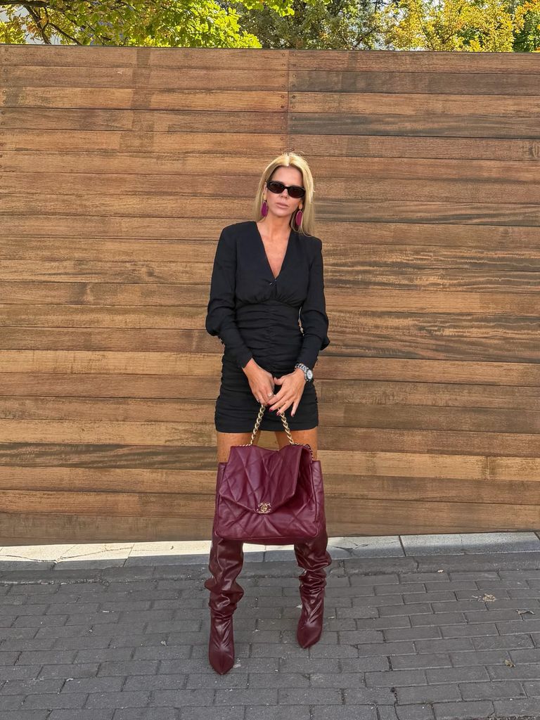 Amelia Bono disfruta de un cumpleaños en Madrid con el look de otoño que es tendencia