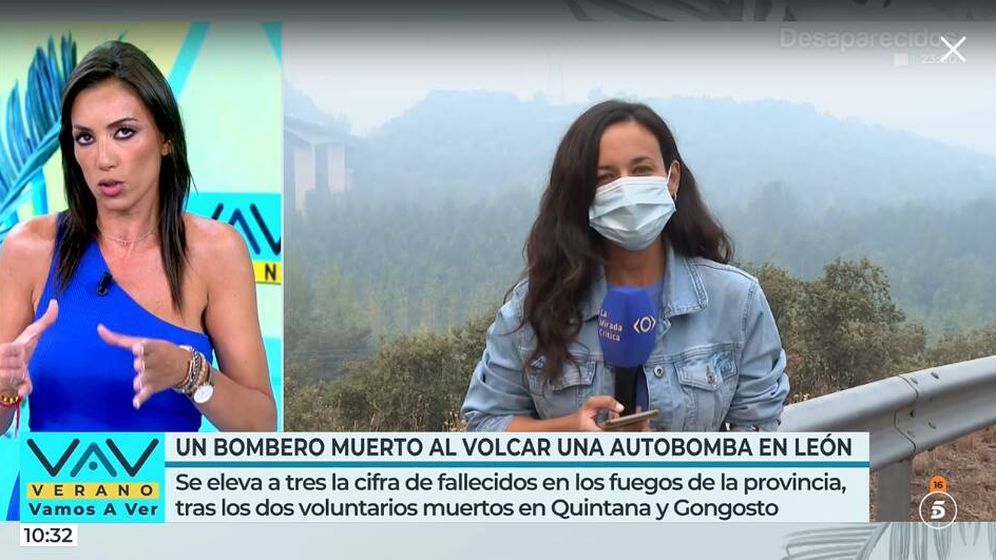Patricia Pardo alerta sobre los incendios en Galicia