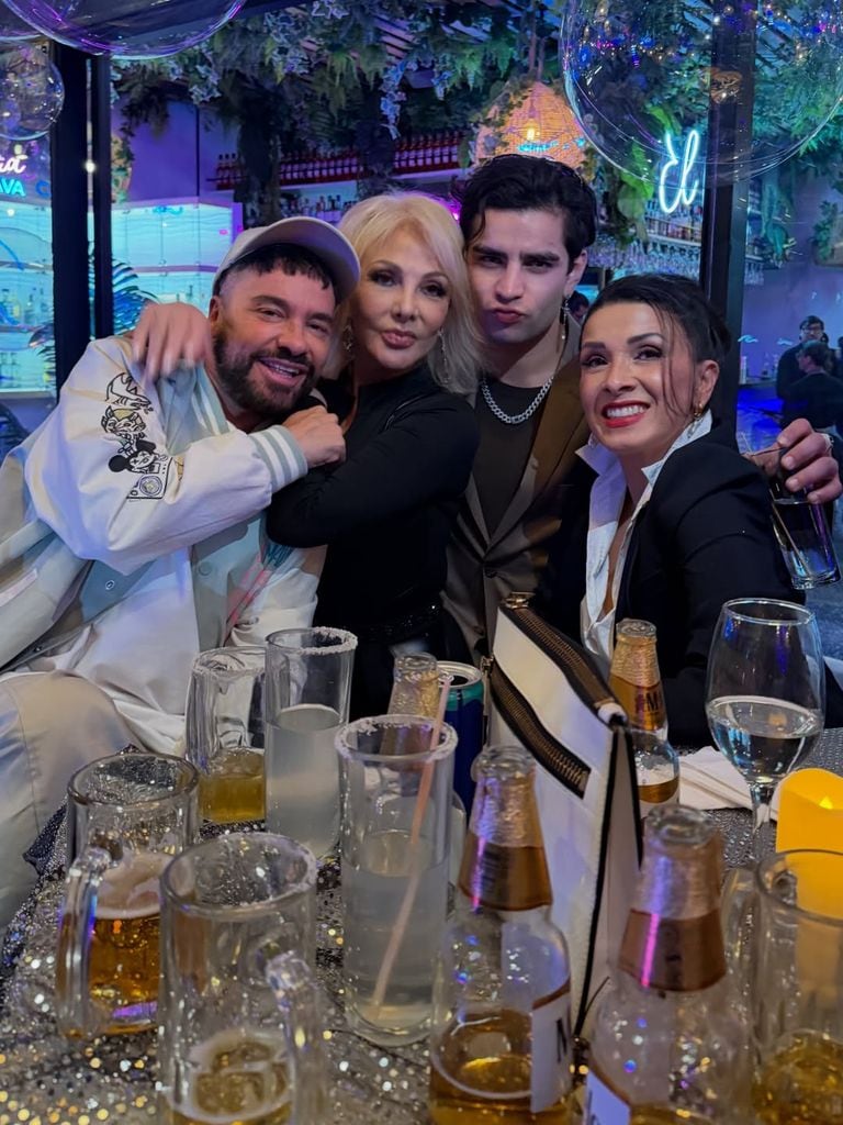 Shiky, Olivia Collins, Aaron Mercury y Dalilah Polanco, integrantes de 'La Casa de los Famosos México 3'.