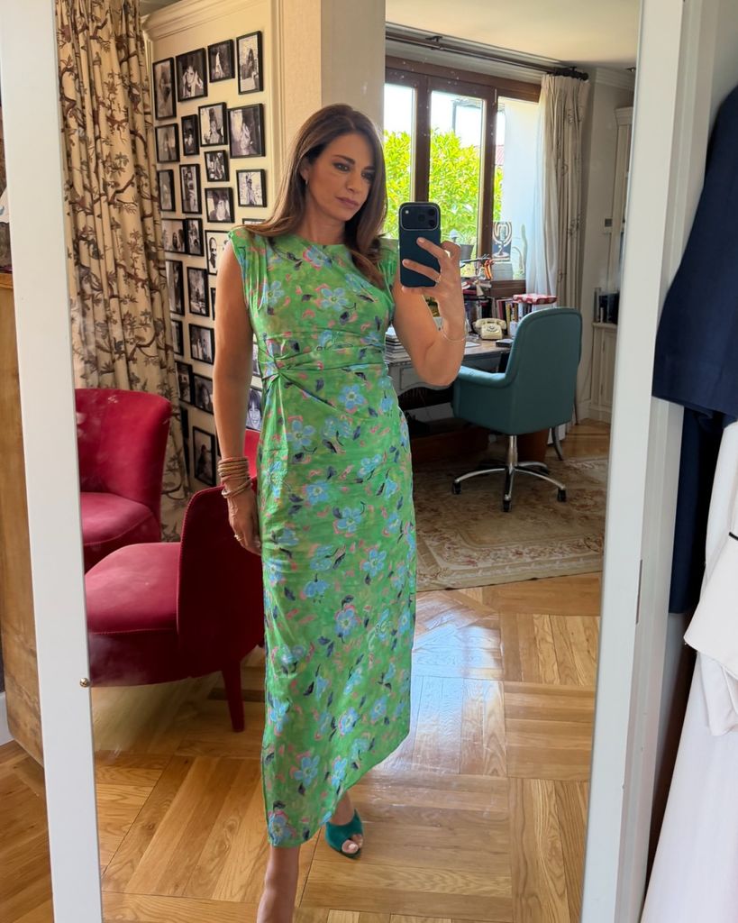 Mariló Montero con vestido de invitada de firma española, 2026.