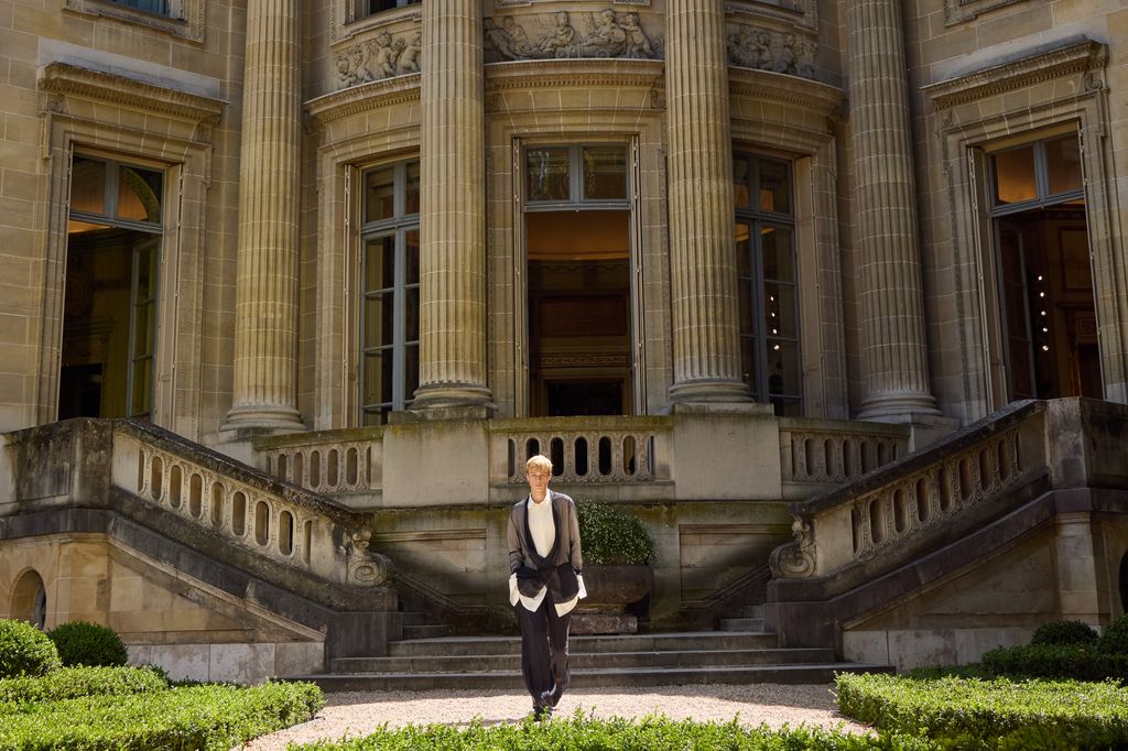 Desfile Dior Homme Menswear Spring/Summer 2027 en París. 