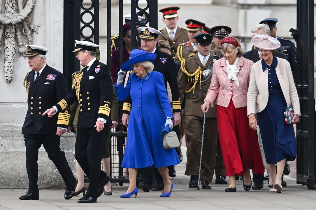 Los reyes Carlos y Camilla en los actos con motivo del 80 aniversario del fin de la Segunda Guerra Mundial 