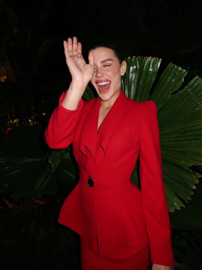 Michelle Sala lució espectacular durante las fiestas de Navidad