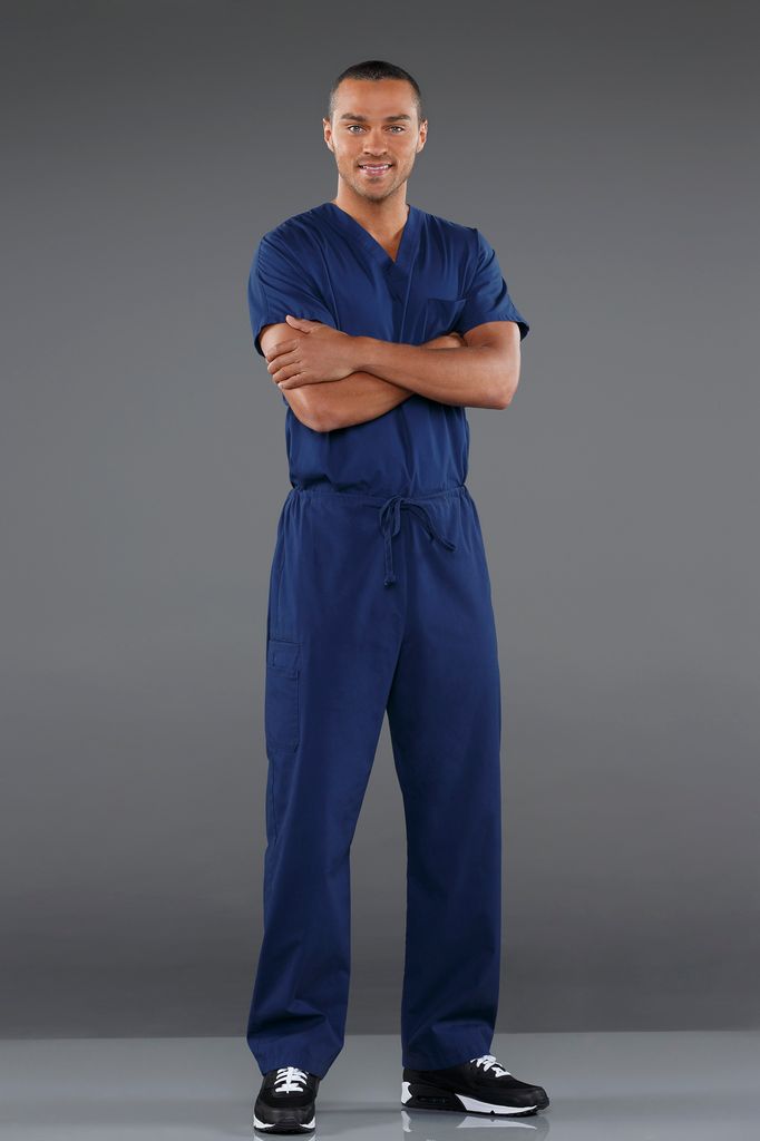 Jesse Williams como el doctor Jackson Avery en 'Grey's Anatomy'.
