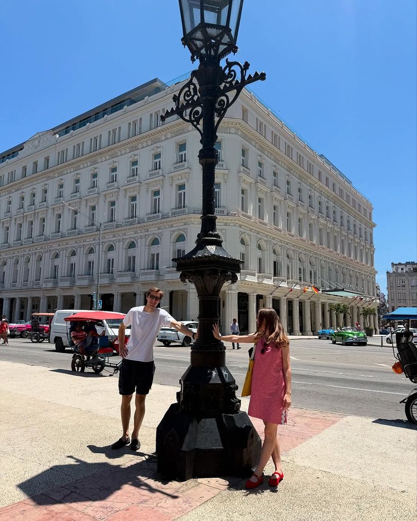 Alejandra de Hannover y su novio Ben Sylvester Strautmann en Cuba