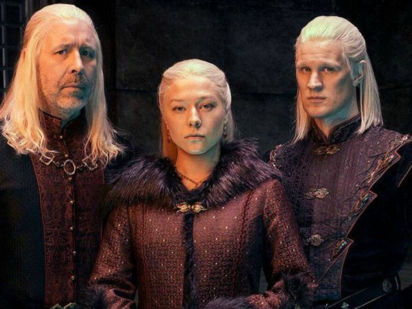 Tres de los protagonistas de 'La casa del dragón'
