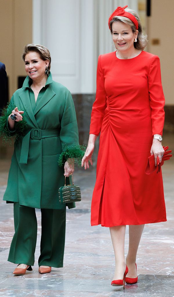 Las reinas Letizia y Máxima conectan sus looks con Mathilde de Bélgica y María Teresa de Luxemburgo