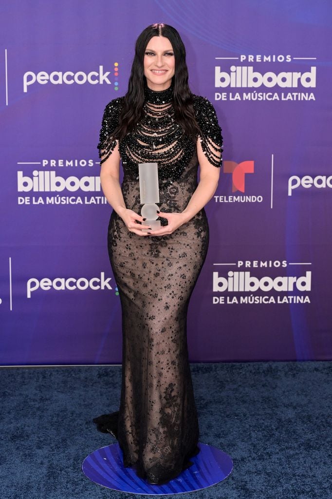 Laura Pausini gana el premio Billboard Icon Award en los Billboard Latin Music Awards 2025