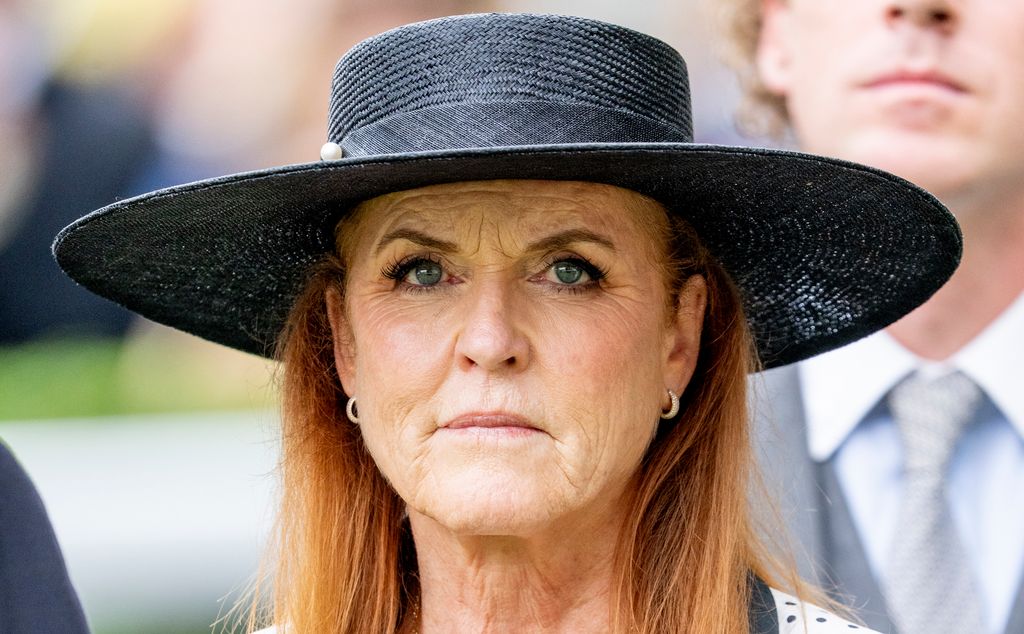 ASCOT, ENGLAND - JUNE 20: Sarah Ferguson, Duchess of York attends on day four of Royal Ascot at Ascot Racecourse on June 20, 2025 in Ascot, England. (Photo by Mark Cuthbert/UK Press via Getty Images)