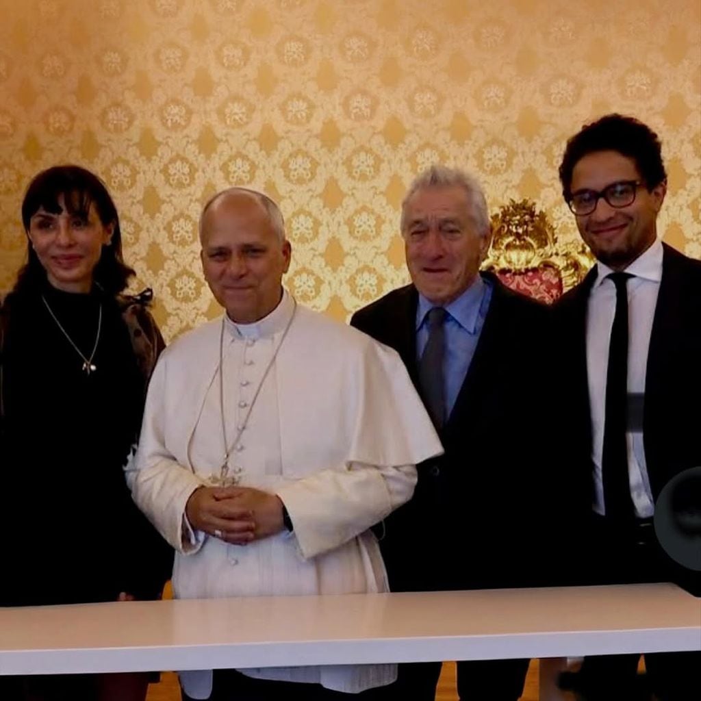 Drena de Niro ha recordado su paso por el Vaticano a través de varias imágenes