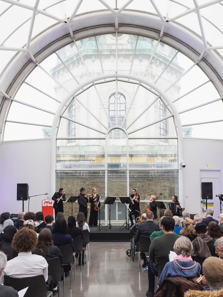 El recital al qe acudió el duque de Kent en recuerdo al Holocausto