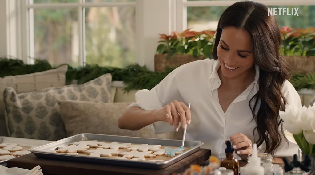 Meghan Markle en el especial de navidad 'With Love, Meghan: Holiday Celebration', 2025, en Netflix.