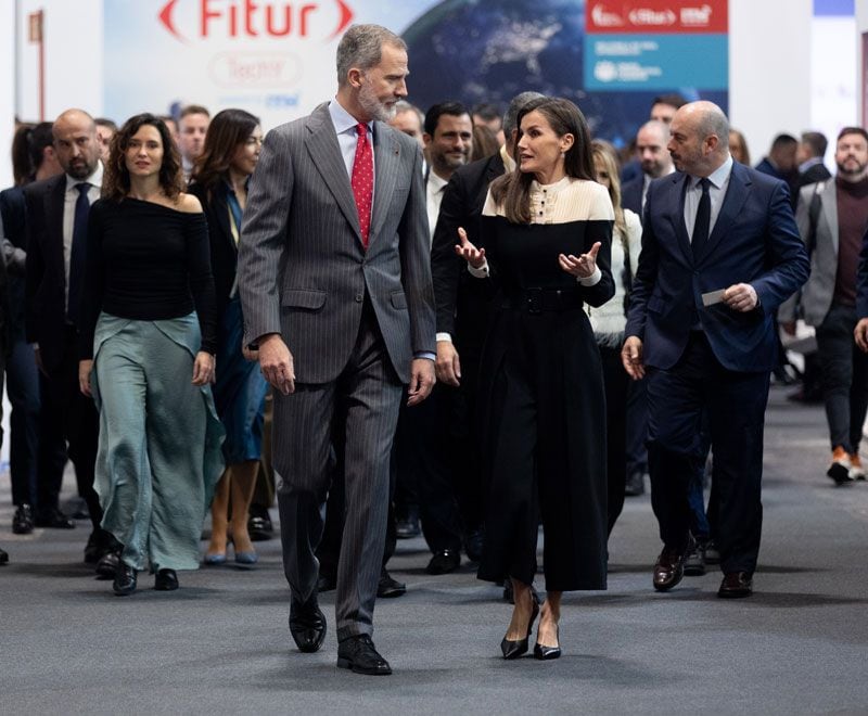 Reyes Felipe y Letizia en Fitur
