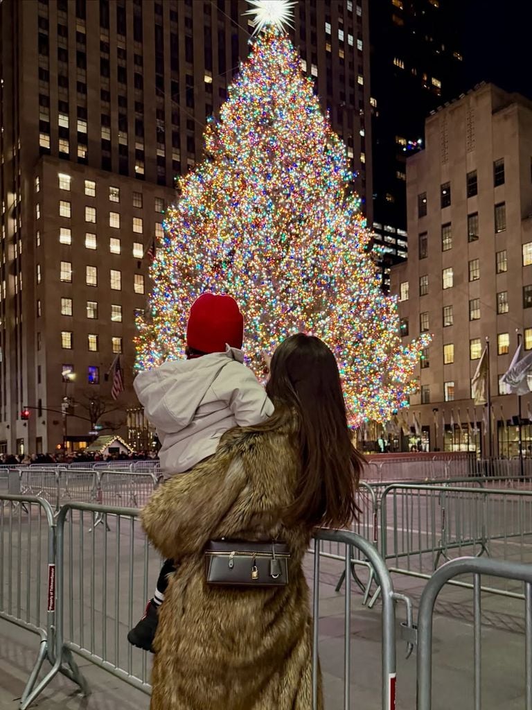 Nadia Ferreira y Marquitos se han dejado envolver por la magia de la Navidad en Nueva York