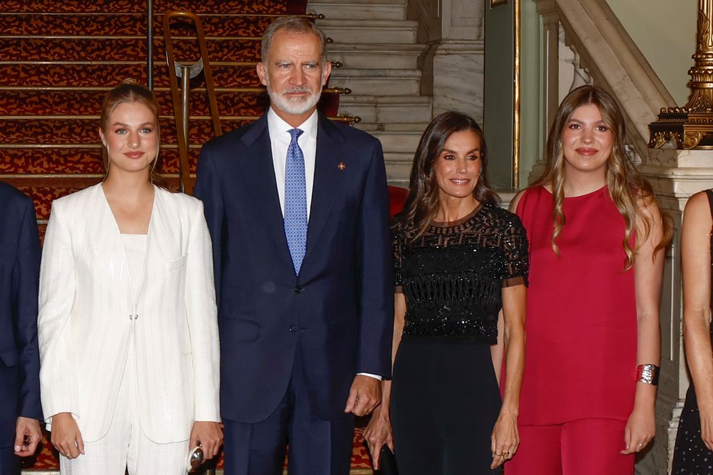 Los Reyes, la princesa Leonor y la infanta Sofía en Barcelona