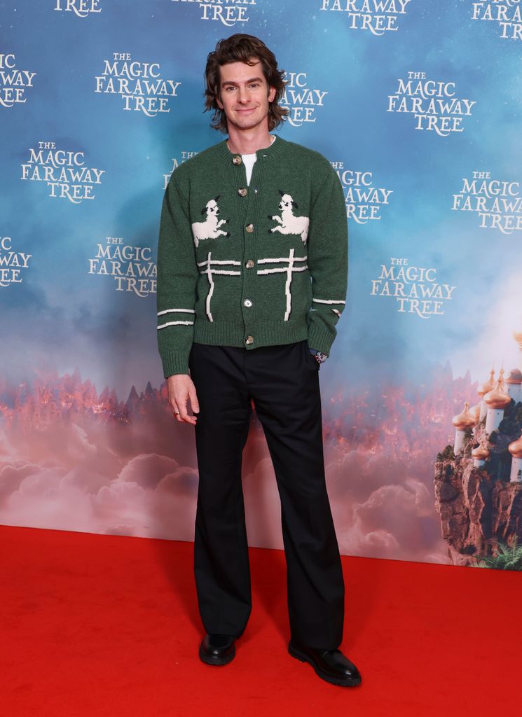 Andrew Garfield en la premier de "The Magic Faraway Tree" en Londres.