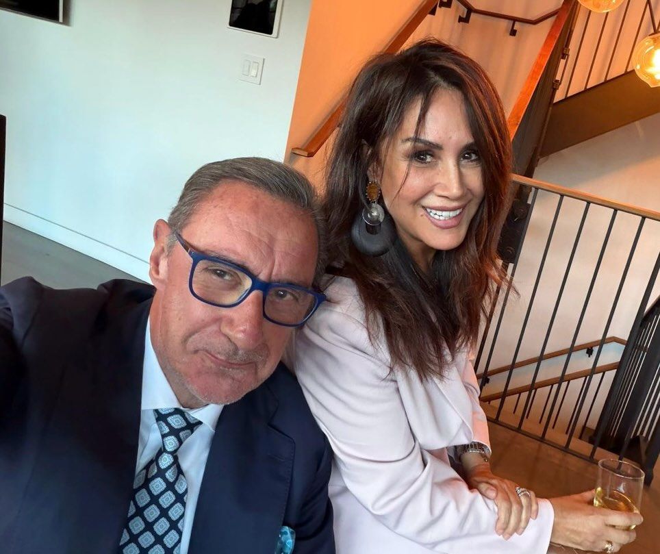 Pepa Gea, con Carlos Herrera en Nueva York