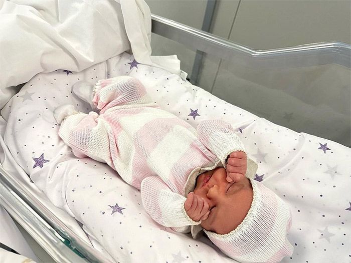 Bella, la hija de Álvaro Morata y Alice Campello