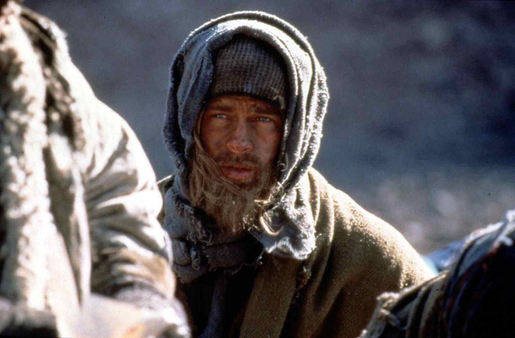 Brad Pitt en la película 'Seven Years In Tibet', grabada en Argentina en 1996.