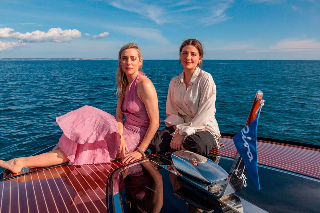 Lulu Figueroa con Miriam Giovanelli
