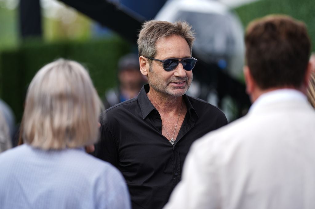 David Duchovny en la final del US Open 2025