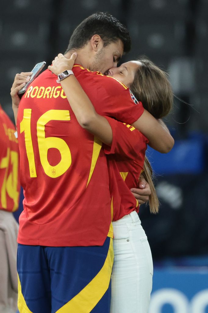 Rodri y su novia, en una imagen de archivo