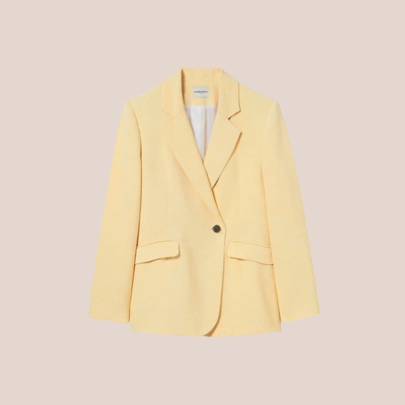 Blazer amarillo mantequilla