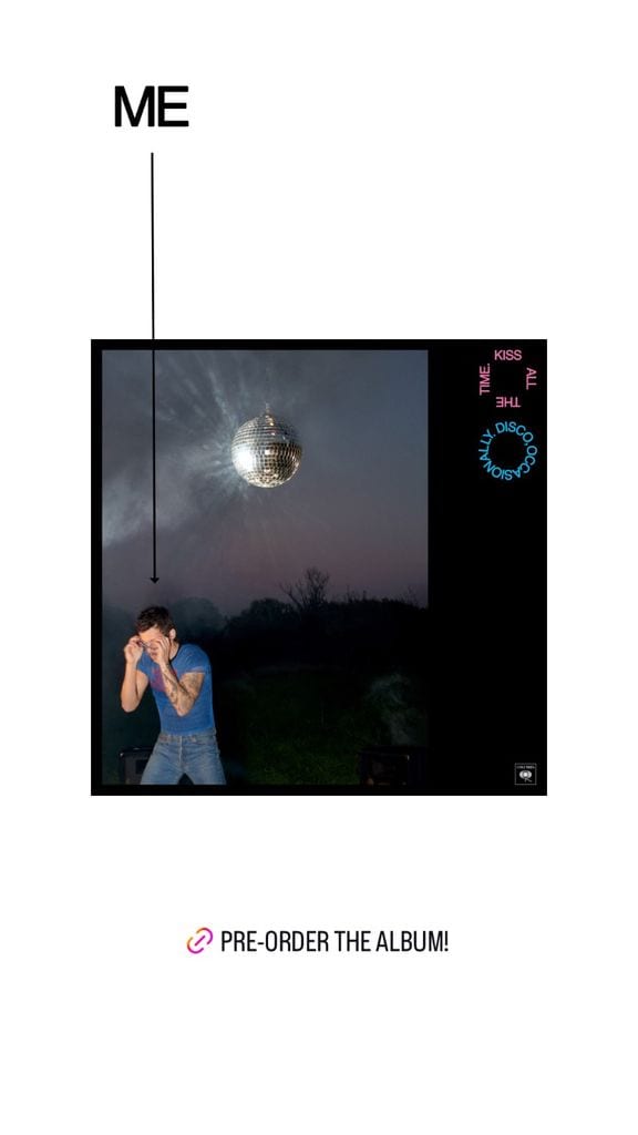 Así anuncia Harry Styles el anuncio de su nuevo disco