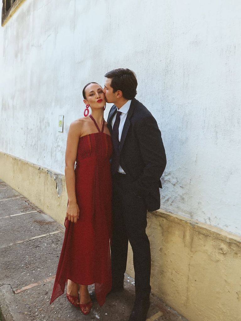 Rocío Laffon junto a su novio, Cristóbal Pecchio