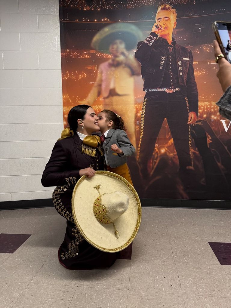 Camila Fernández y su hija Cayetana