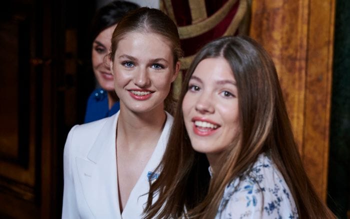 La princesa Leonor y la infanta Sofía