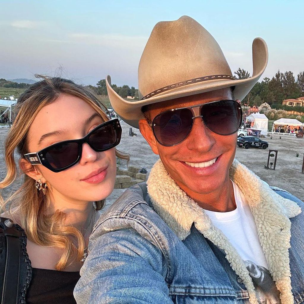 Erik Rubín y su hija Mía