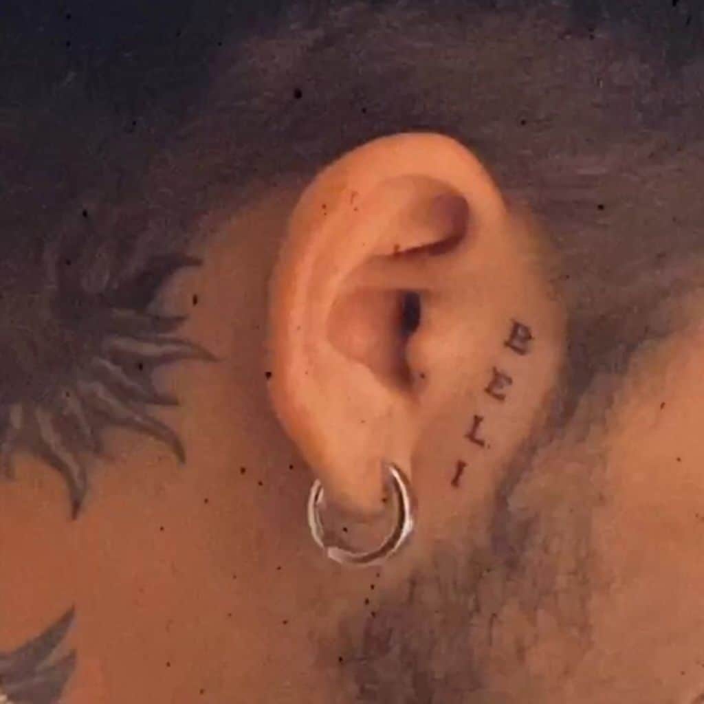 christian nodal tatuaje de belinda
