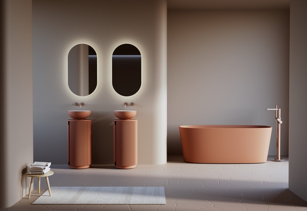 Baño de estilo minimalista