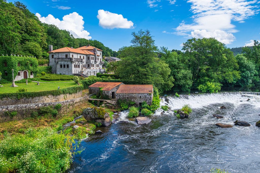 Ponte Maceira, en el municipio de Negreira, A Coruña