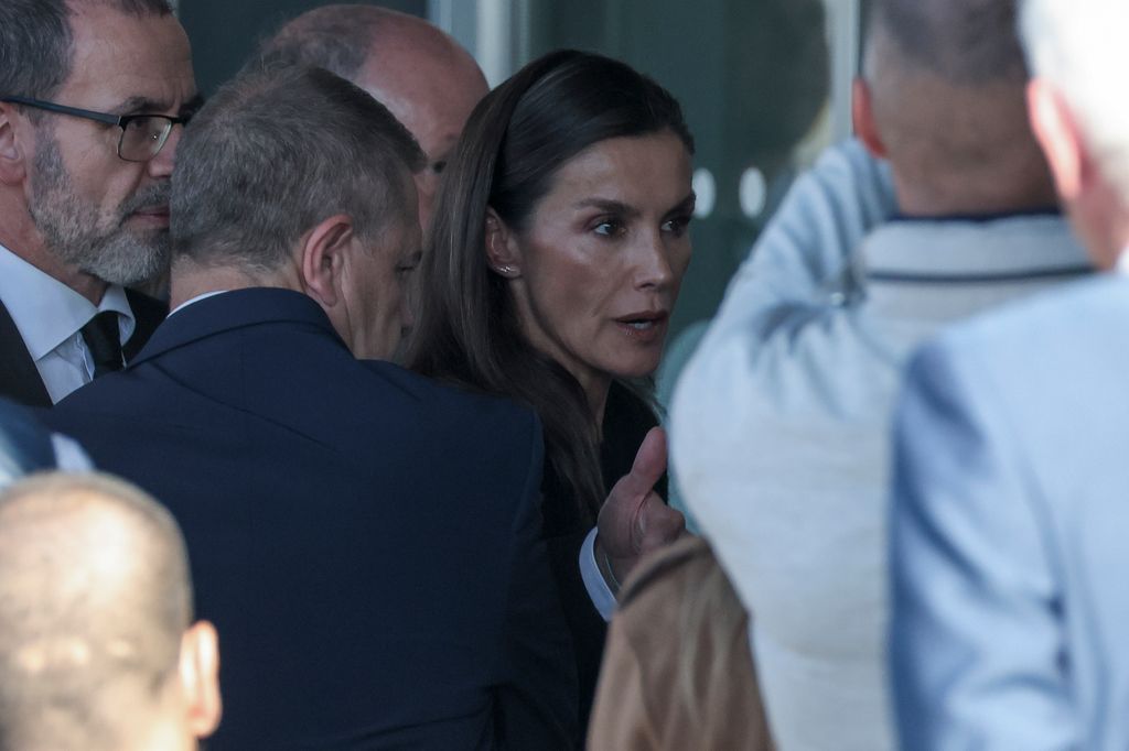 La reina Letizia entrando en el Hospital Universitario de Toledo