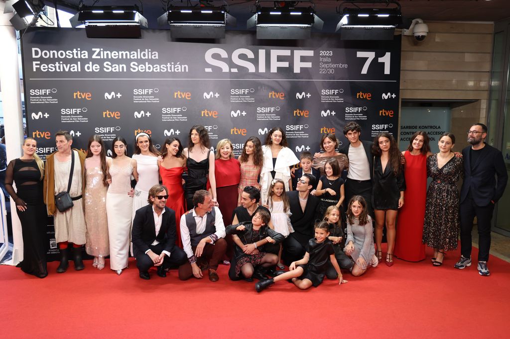 El equipo de 'La Mesías' en el Festival de San Sebastián